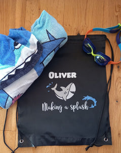 LWB Collection - Personalised Swim/ Gym Bag (choice of colour and design)