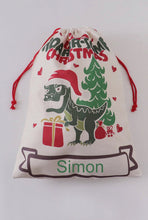 Load image into Gallery viewer, T Rex  - Large Santa sack
