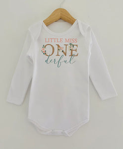 Little Miss Onederful Bodysuit