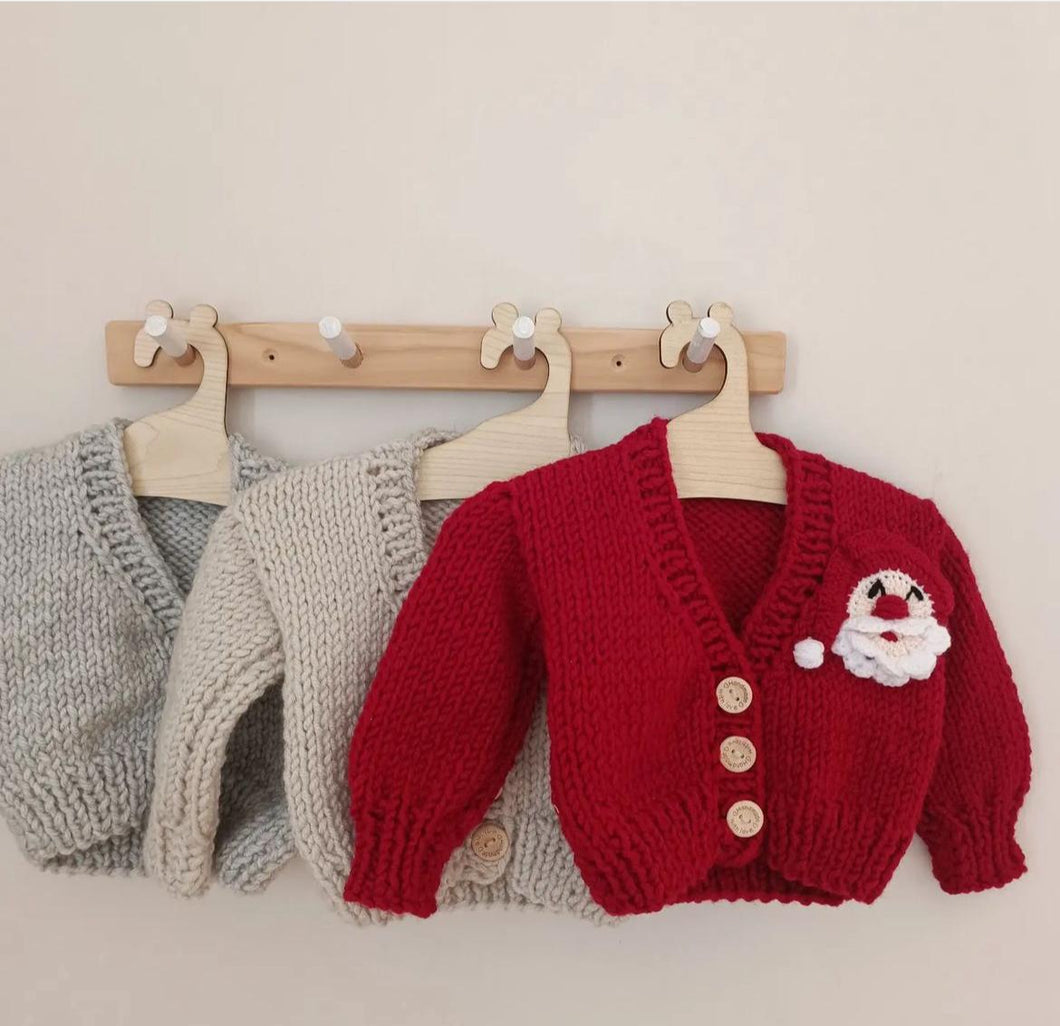 Red Santa cardigan