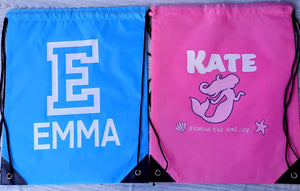 LWB Collection - Personalised Swim/ Gym Bag (choice of colour and design)