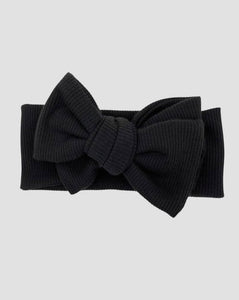 Liv & Loke Viola Ribbed Hairband -Black