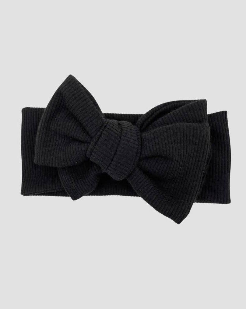Liv & Loke Viola Ribbed Hairband -Black