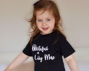 Black Bootiful Tee