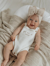 Load image into Gallery viewer, Personalised Classic Romper in Milk
