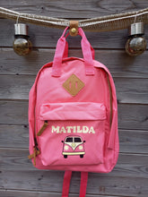 Load image into Gallery viewer, LWB Collection - Personalised School Bag (pink or green)
