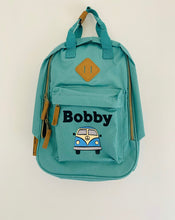 Load image into Gallery viewer, LWB Collection - Personalised School Bag (pink or green)
