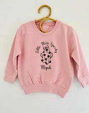 Load image into Gallery viewer, Little Miss Spooky Sweatshirt
