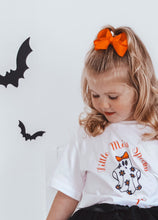 Load image into Gallery viewer, Pumpkin Orange Bow Clip
