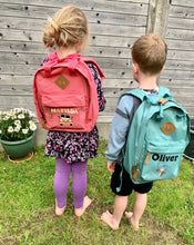 Load image into Gallery viewer, LWB Collection - Personalised School Bag (pink or green)
