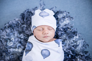 Snuggle Hunny Kids - Cloud Chaser Snuggle Swaddle & Beanie Set