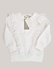 Load image into Gallery viewer, Sarah Colman - Broidery frill sweat top
