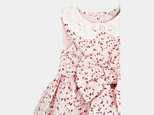 Load image into Gallery viewer, Sarah Colman - Floral woven dress with collar
