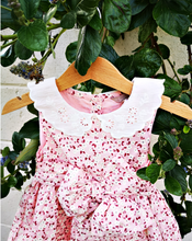 Load image into Gallery viewer, Sarah Colman - Floral woven dress &amp; hairbow Set
