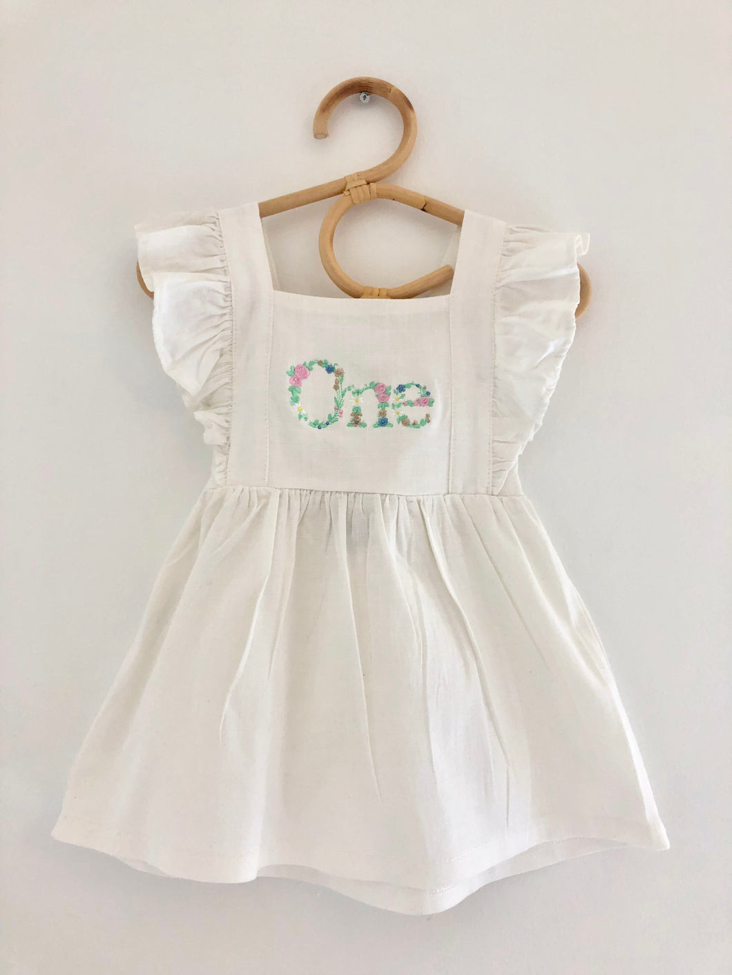 Frilly 1st  Birthday Girl (romper or dress)