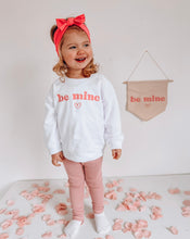Load image into Gallery viewer, Pink &amp; White Be Mine Sweatshirt

