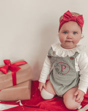 Load image into Gallery viewer, Snowflake Cord Romper Leg Dungarees
