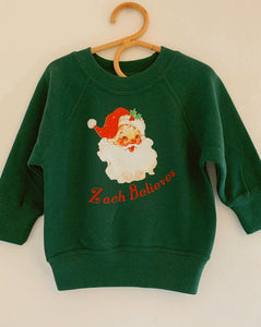 Bigger Kids Christmas Sweatshirt (Unisex and Choice of Colour & Print )