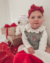 Load image into Gallery viewer, Snowflake Cord Romper Leg Dungarees
