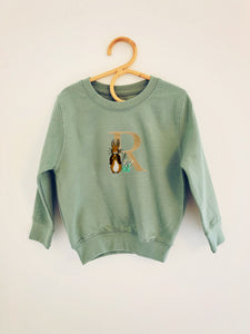 Peter Rabbit and Flopsy (choice of pastel sweat colour)