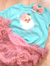Load image into Gallery viewer, Vintage Pink Santa Sweatshirt
