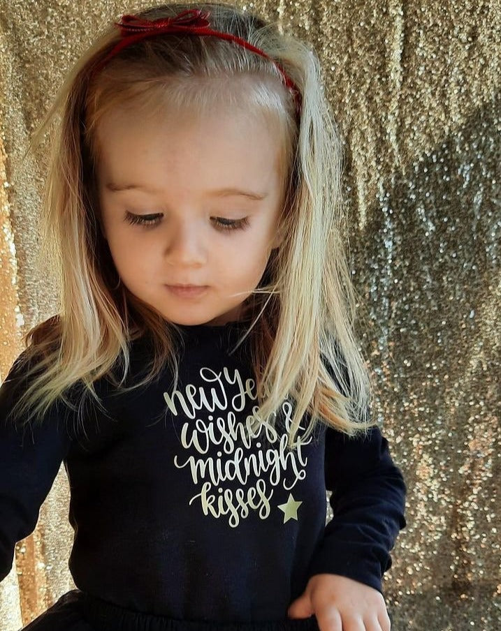 New Year Kisses (bodysuit or top)