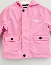Load image into Gallery viewer, Bubblegum Pink Rain Jacket
