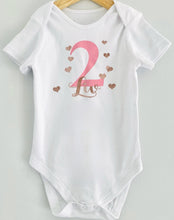 Load image into Gallery viewer, The Rose - Pink &amp; Rose Gold Birthday  (Bodysuit or Tee &amp; Long or Short Sleeve
