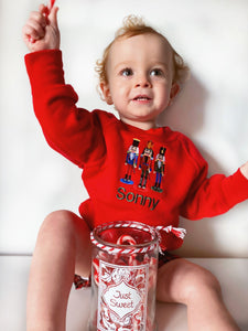 Toy Soliders  Embroidered Sweatshirt
