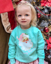 Load image into Gallery viewer, Vintage Pink Santa Sweatshirt
