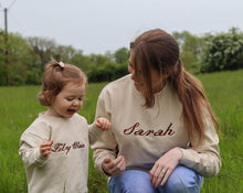 Load image into Gallery viewer, Personalised Matching Mama Stone Sweatshirt
