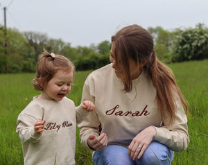 Personalised Matching Mama Stone Sweatshirt