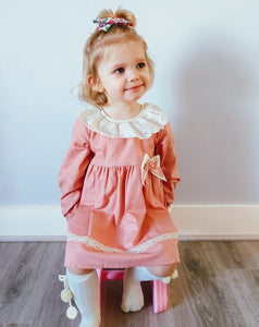The Sophie -  Frilly Lace Collar Dress