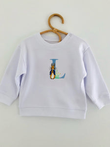 Peter Rabbit and Flopsy (choice of pastel sweat colour)