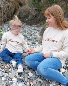 Personalised Matching Mama Stone Sweatshirt