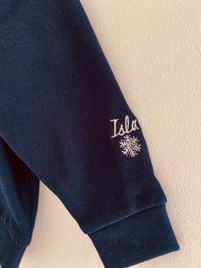 Navy Snowflake Sweatshirt