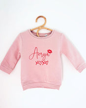 Load image into Gallery viewer, Personalised Pink XOXO Sweatshirt
