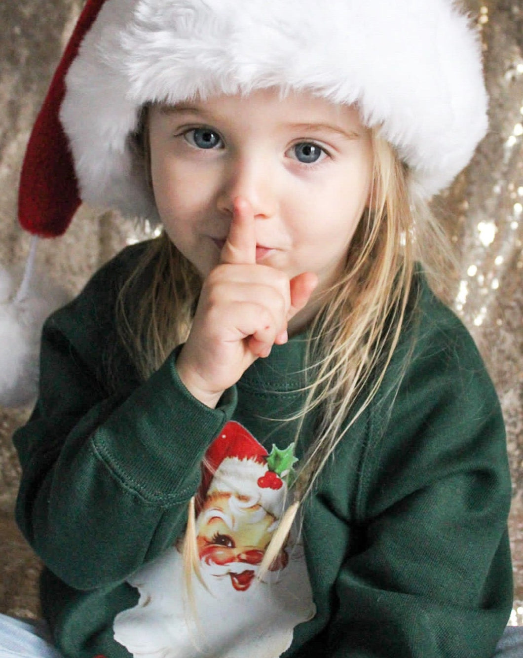 Bigger Kids Christmas Sweatshirt (Unisex and Choice of Colour & Print )