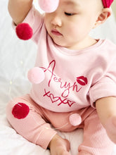 Load image into Gallery viewer, Personalised Pink XOXO Sweatshirt
