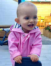 Load image into Gallery viewer, Bubblegum Pink Rain Jacket
