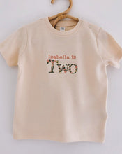 Load image into Gallery viewer, The Isabella - Peaches and Cream Birthday Tee
