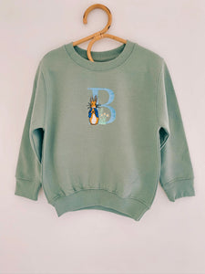 Peter Rabbit and Flopsy (choice of pastel sweat colour)