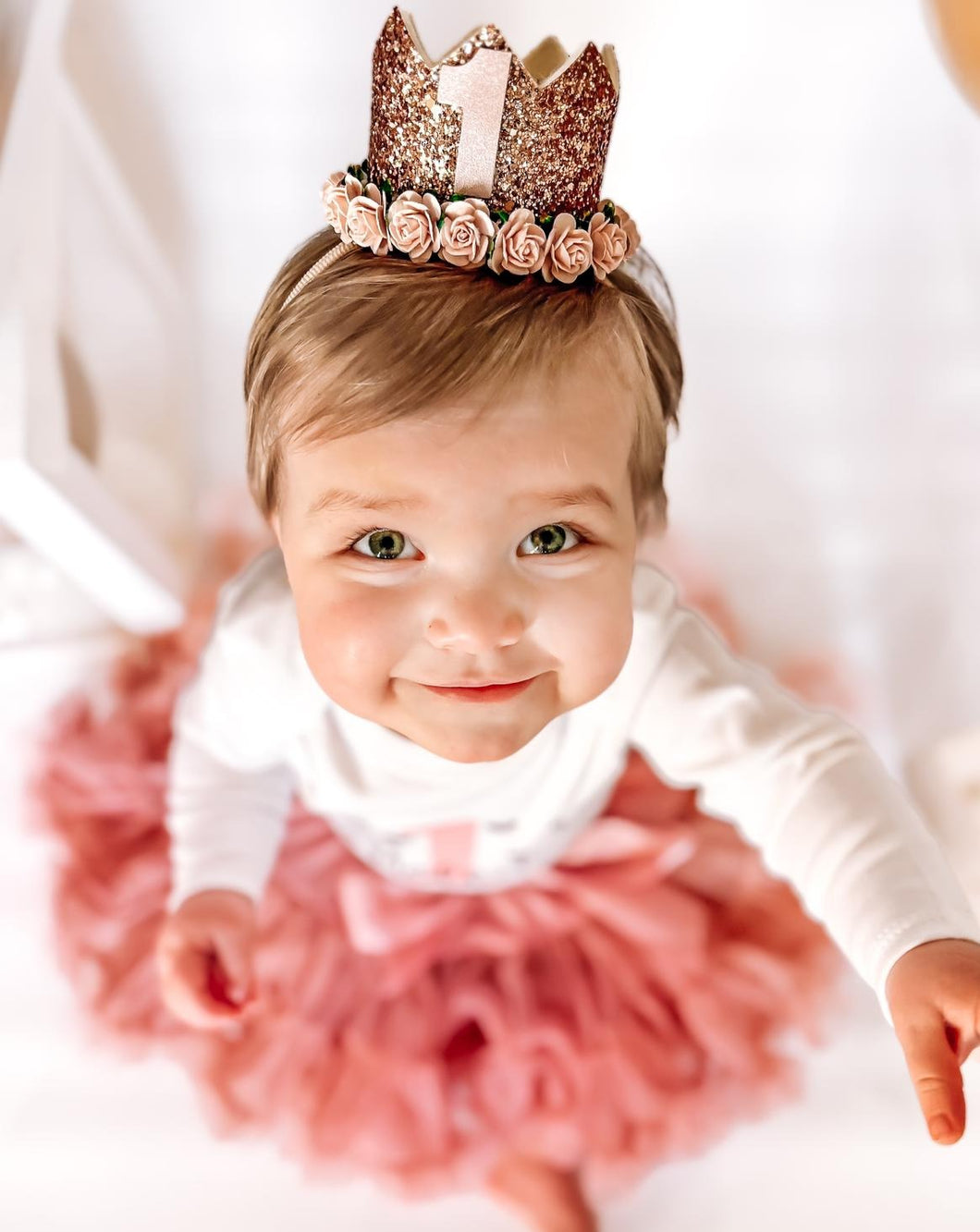 Birthday Rose Gold & Pink Crown