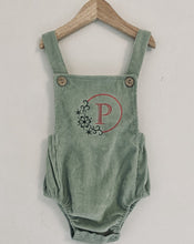 Load image into Gallery viewer, Snowflake Cord Romper Leg Dungarees

