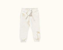 Load image into Gallery viewer, Sarah Colman - Bee Print Crew &amp; Jogger 2 PC set (Oatmeal Marl)
