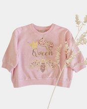 Load image into Gallery viewer, Sarah Colman - Queen Bee Crew &amp; legging set (Blush Pink OR Grey Marl)
