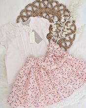 Load image into Gallery viewer, Sarah Colman - 3 Piece Skirt Set (Cream or Pink Tee)
